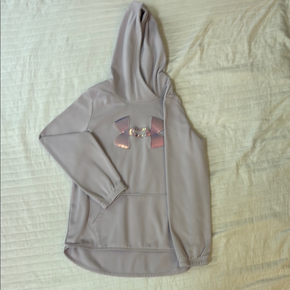 Under Armour Kids' Light Gray Hoodie
